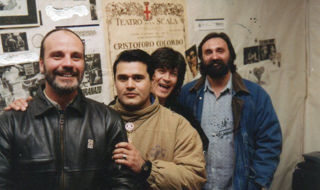 Omar López, José María Blanc, Marcelo Sali y Jorge Antún.