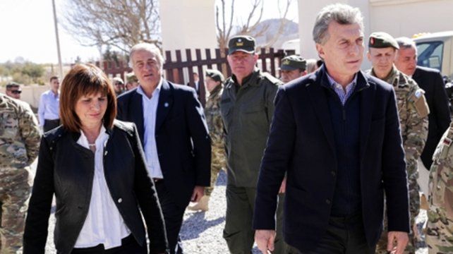 Vista derecha. El presidente Macri
