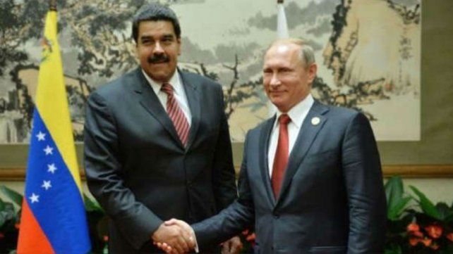 El presidente ruso no dudo en respaldar al venezolano. 